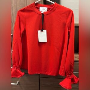 Tuckernuck Pomander Place Red Palmer Top